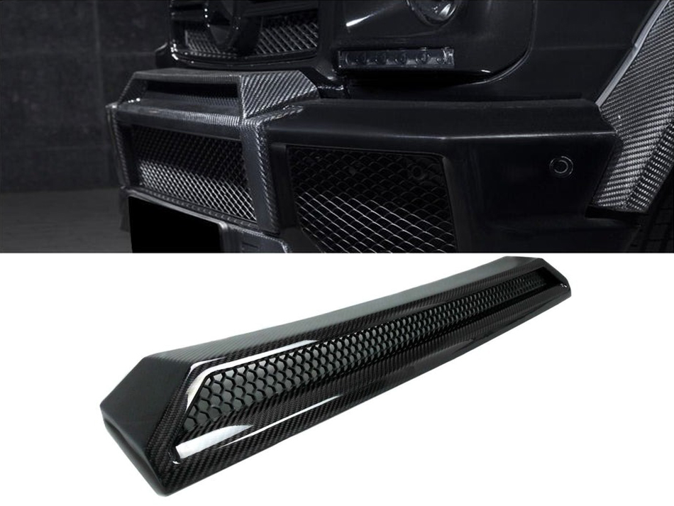 Carbon Fiber Front AMG Bumper Upper Attachment for Mercedes-Benz W463 G-Wagon